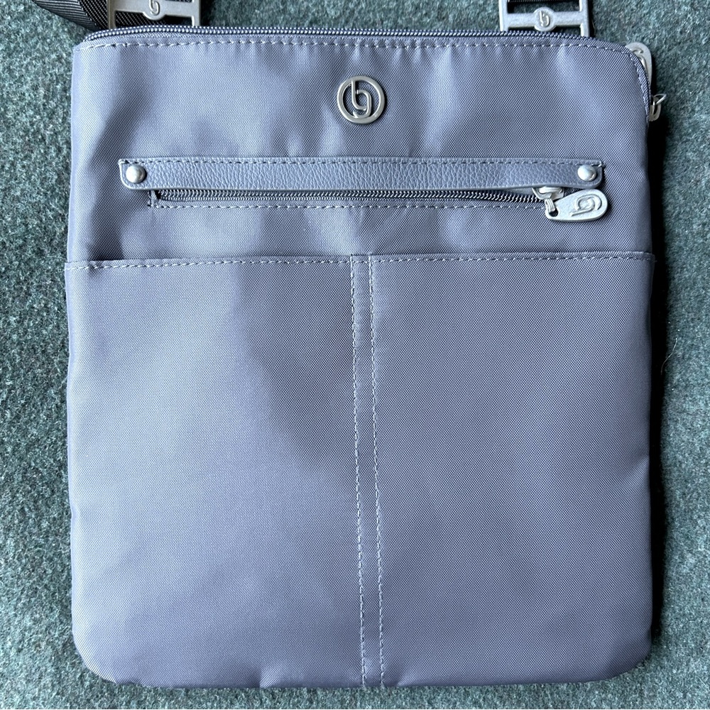 BG by baggallini Dual Zipper RFID-Blocking Crossbody Handbag